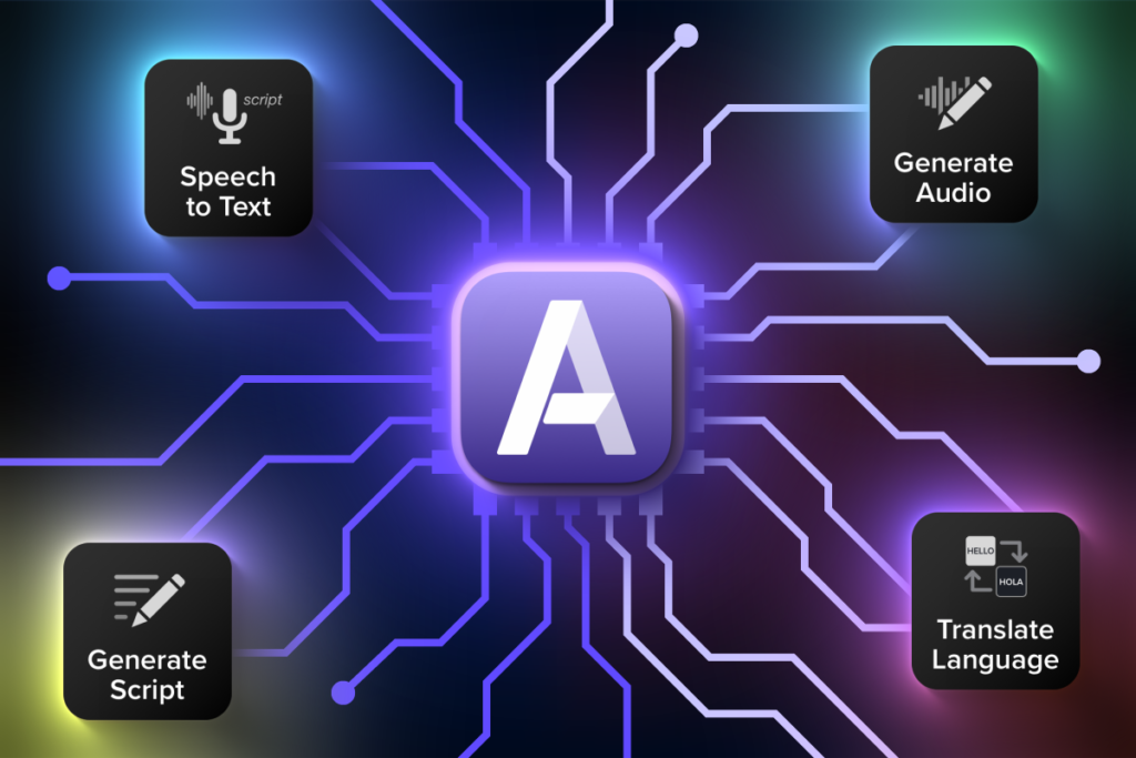 Generate audio AI content
